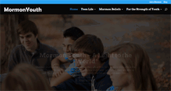 Desktop Screenshot of mormonyouth.org